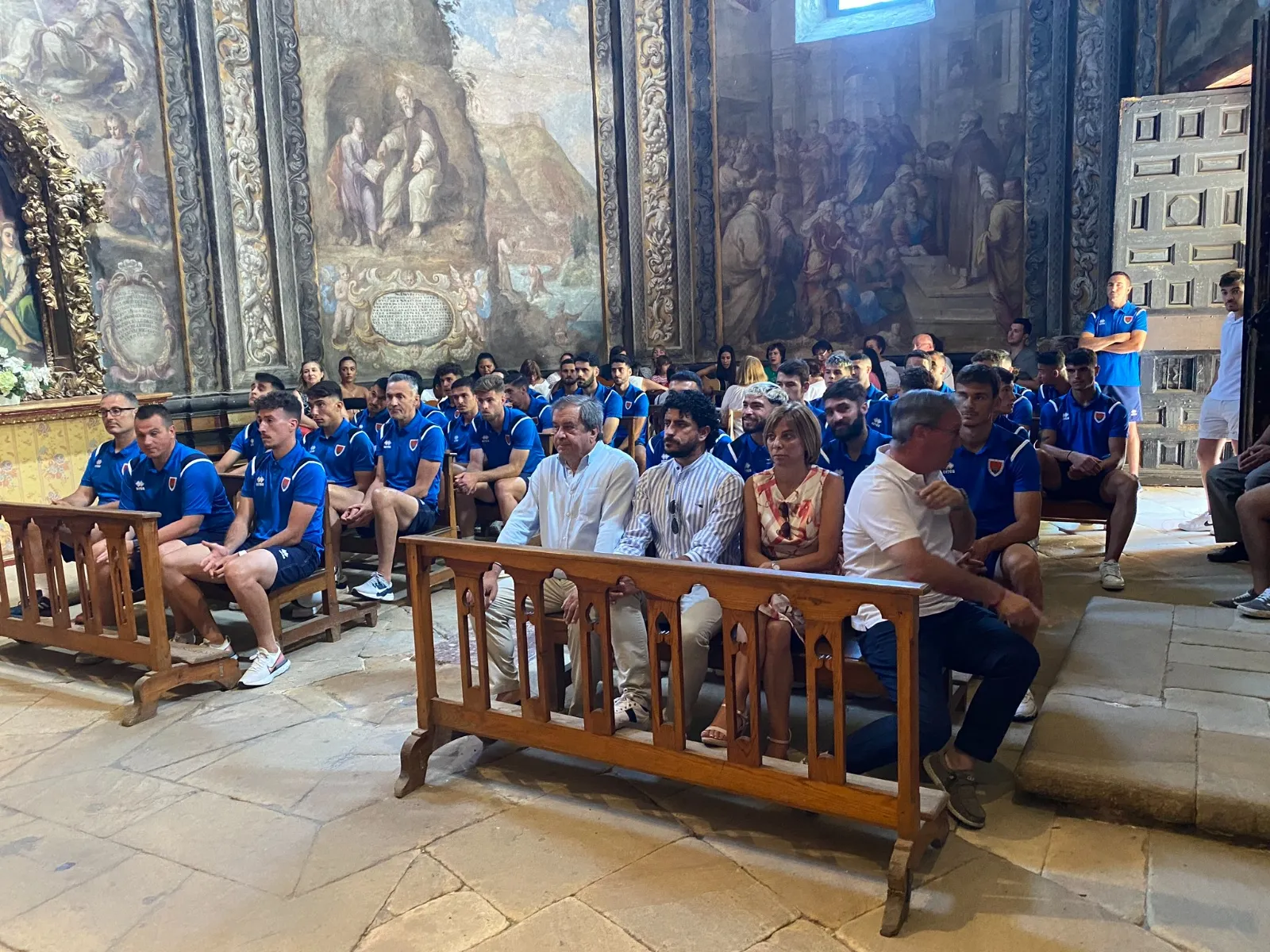 Visita del Numancia a San Saturio./ Numancia.