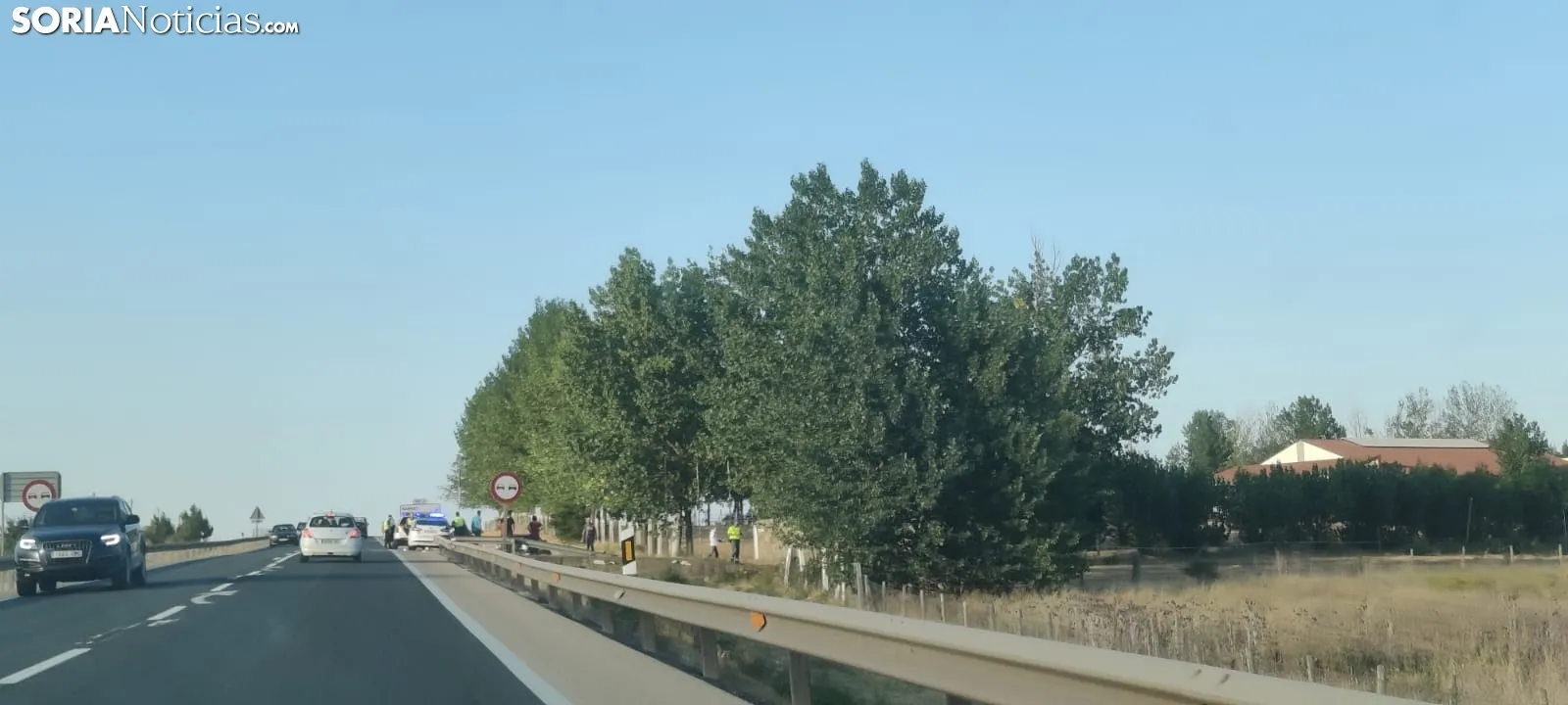 Accidente en la N-111.