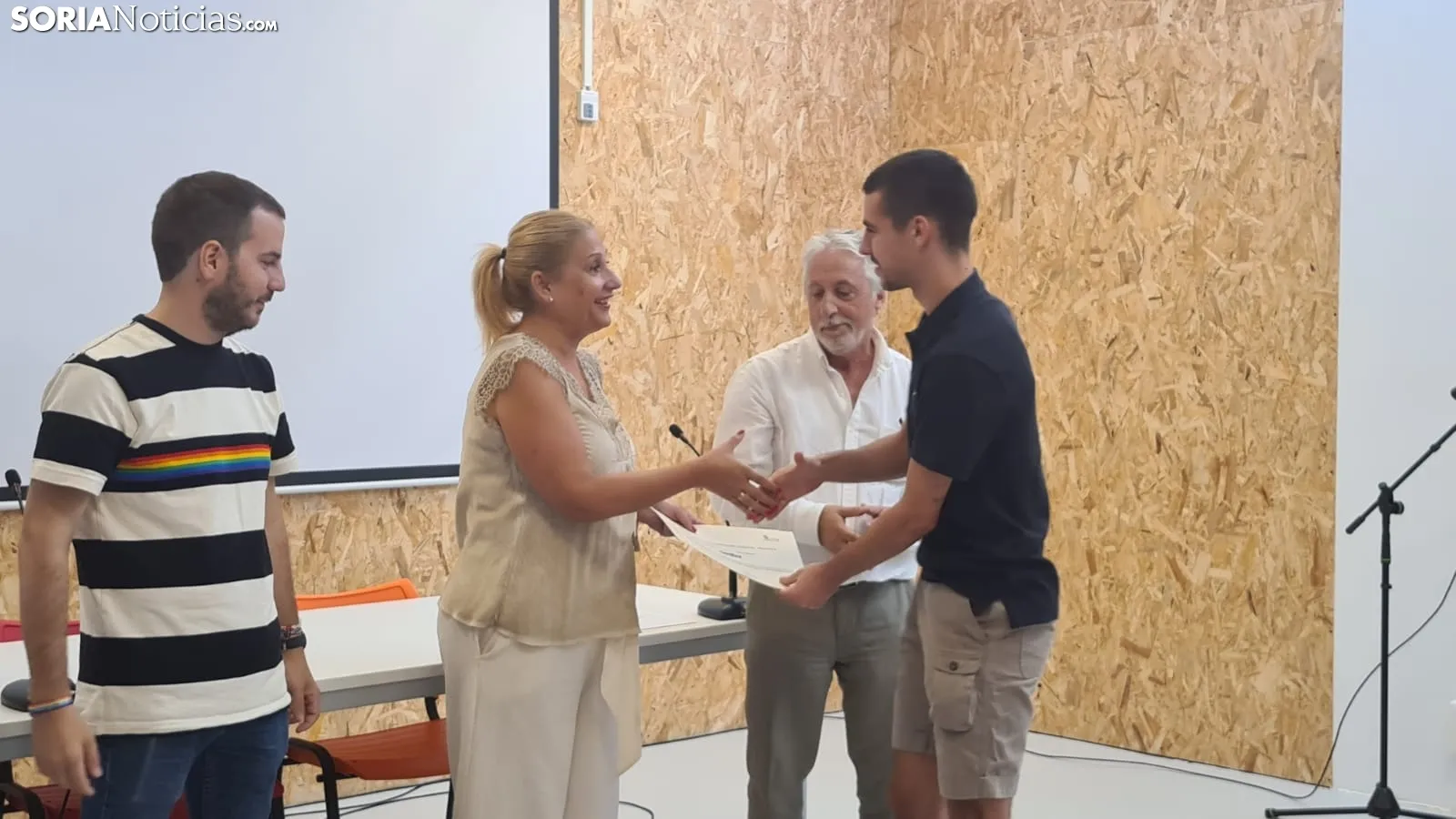 Entrega de diplomas AFE 'Duero XIV'. /SN