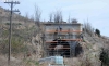 Reparación de uno de los túneles de la vía, bajo la antigua N-122 en Ágreda, esta primavera. /SN