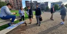 Imagen de la primera de las convocatorias esta mañana. /SN