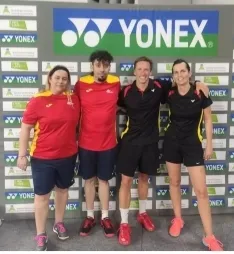 Foto 6 - Victorias sorianas en el Europeo de Eslovenia de b&aacute;dminton