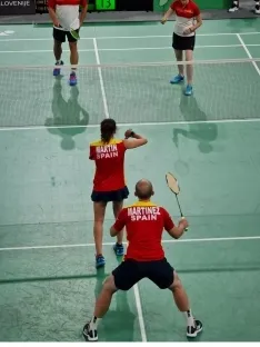 Foto 3 - Victorias sorianas en el Europeo de Eslovenia de b&aacute;dminton