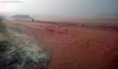Foto 6 - Riada en Almazul, que registra m&aacute;s de 44 litros por metro cuadrado en las precipitaciones de este jueves