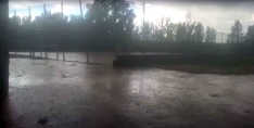 Foto 4 - Riada en Almazul, que registra más de 44 litros por metro cuadrado en las precipitaciones de este jueves