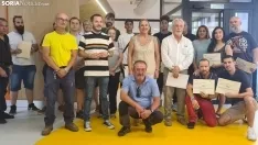 Entrega de diplomas AFE 'Duero XIV'. /SN
