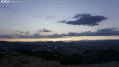 Un atardecer sobre la ciudad de Soria. /Natalia Ciria