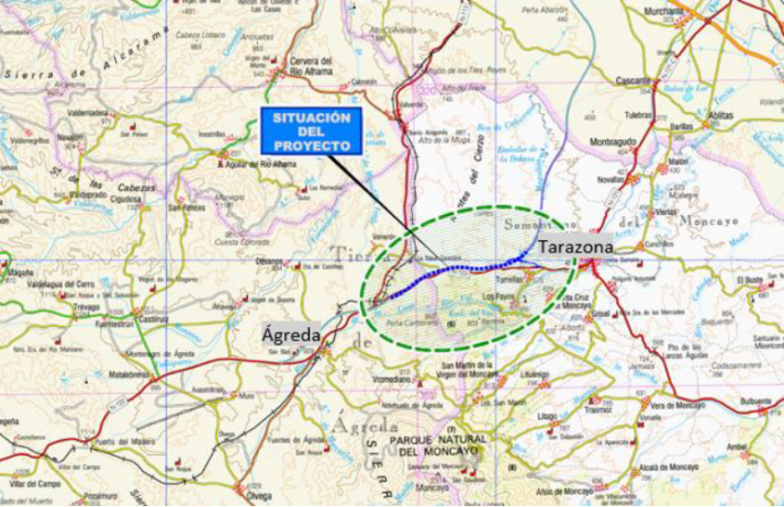 Aprobado provisionalmente el proyecto de trazado de la A-15 entre Ágreda y el enlace de Tarazona