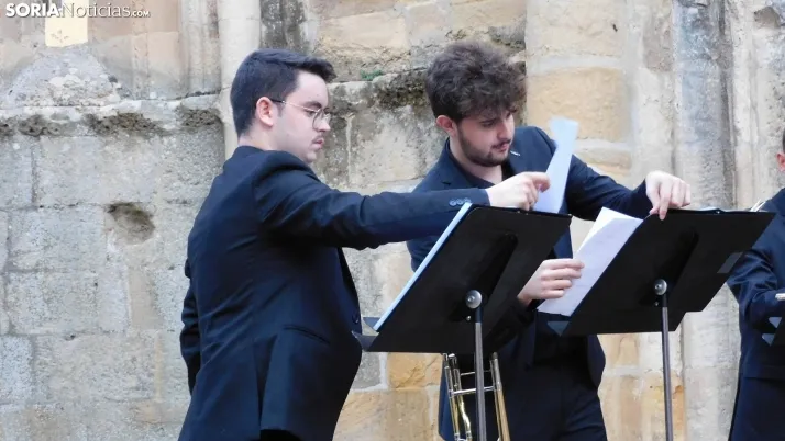 Fotos: 'Soria Cl&aacute;sica' llega a las Ruinas de San Nicol&aacute;s con 'DualBones Quartet'