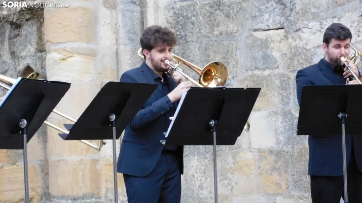 Fotos: 'Soria Cl&aacute;sica' llega a las Ruinas de San Nicol&aacute;s con 'DualBones Quartet'