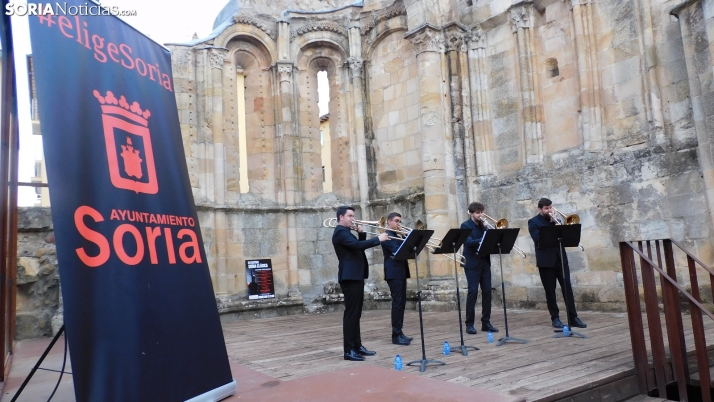 Fotos: Soria Clásica llega a las Ruinas de San Nicolás con DualBones Quartet