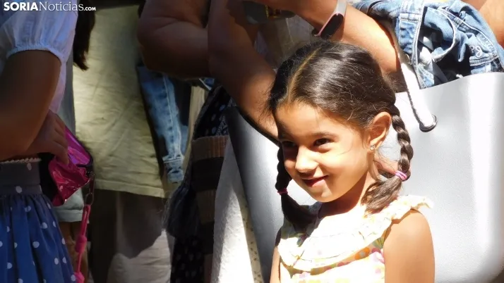 Una imagen del teatro infantil este viernes en la Alameda de Cervantes. /SN