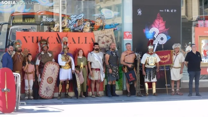 Fotos: Numantinos y Romanos invaden las calles m&aacute;s c&eacute;ntricas de Soria