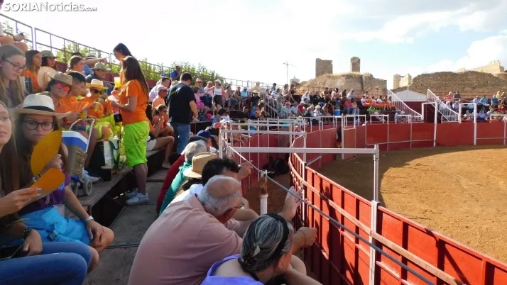 Fotos: desfile de pe&ntilde;as y novillos en el segundo d&iacute;a de fiestas en Berlanga
