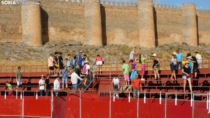Fotos: desfile de pe&ntilde;as y novillos en el segundo d&iacute;a de fiestas en Berlanga