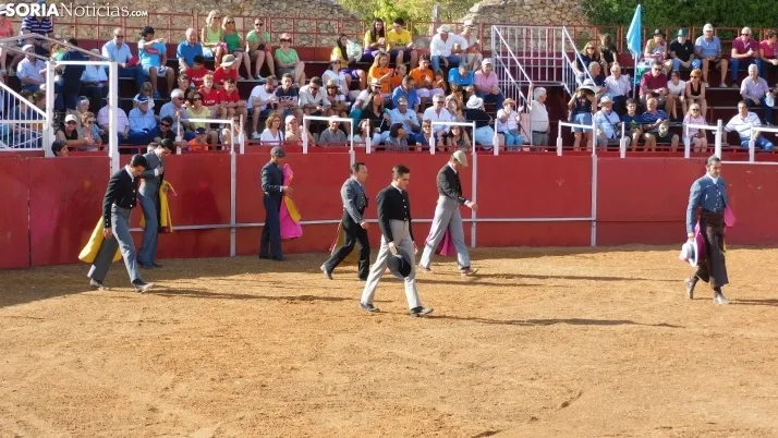 Fotos: desfile de pe&ntilde;as y novillos en el segundo d&iacute;a de fiestas en Berlanga