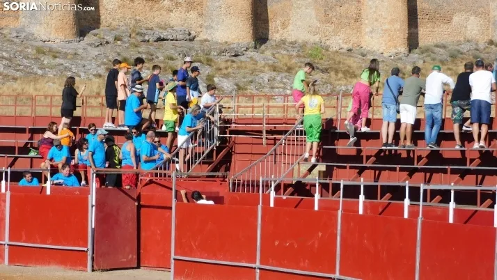 Fotos: desfile de pe&ntilde;as y novillos en el segundo d&iacute;a de fiestas en Berlanga