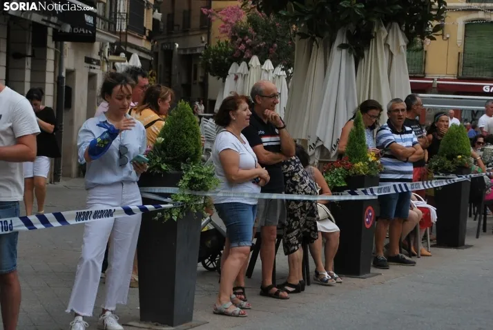 Una imagen de la carrera popular hoy en Ágreda. /PC