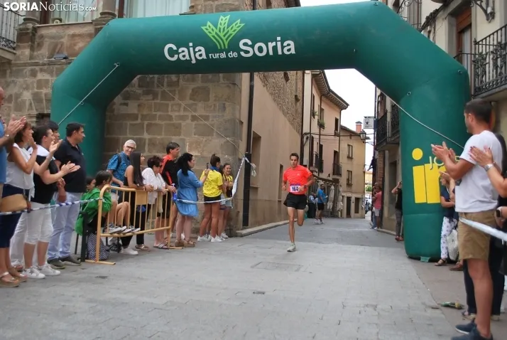 Una imagen de la carrera popular hoy en Ágreda. /PC