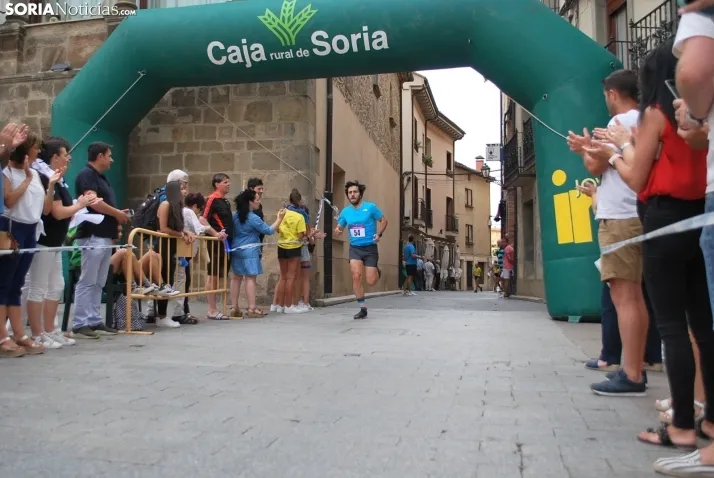 Una imagen de la carrera popular hoy en Ágreda. /PC