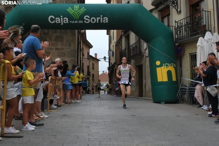 Una imagen de la carrera popular hoy en Ágreda. /PC