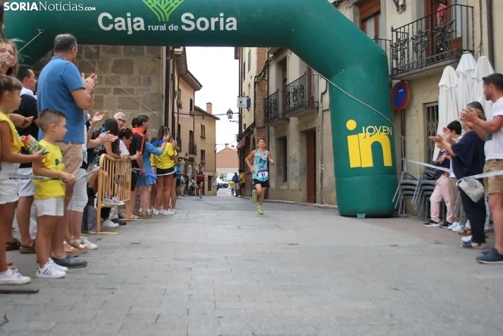 Una imagen de la carrera popular hoy en Ágreda. /PC