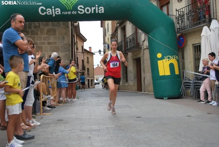 Una imagen de la carrera popular hoy en Ágreda. /PC