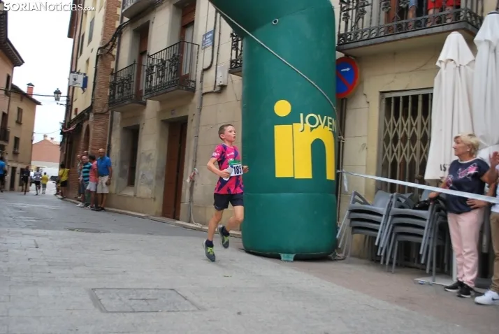 Una imagen de la carrera popular hoy en Ágreda. /PC