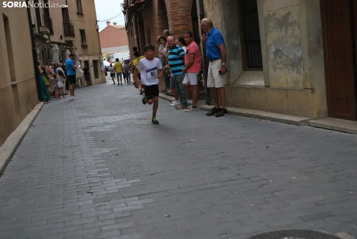Una imagen de la carrera popular hoy en Ágreda. /PC