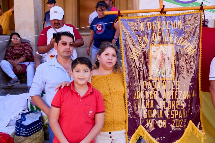 La comunidad boliviana celebra en Soria su Virgen de Urkupiña. Fotos: Cirilo Vargas