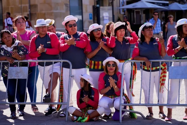 La comunidad boliviana celebra en Soria su Virgen de Urkupiña. Fotos: Cirilo Vargas