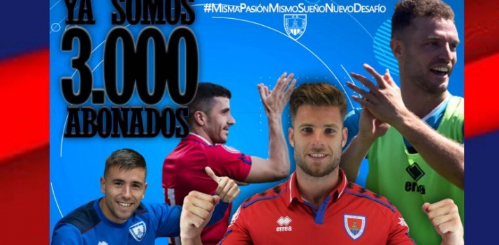 El Numancia supera los 3.000 abonados