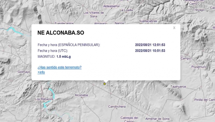 Sismo en Alconaba