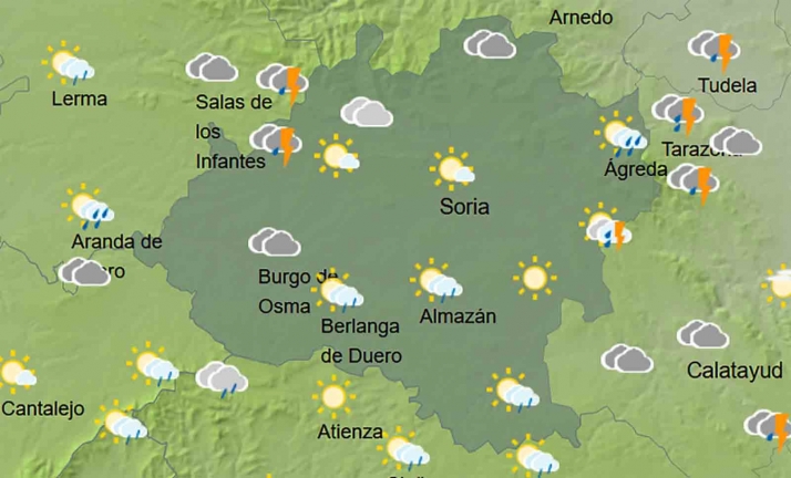 El tiempo en Soria: Llegan tormentas