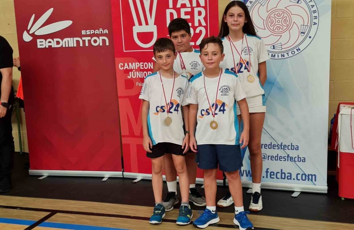 El Bádminton Soria comienza recoger medallas tras el descanso estival