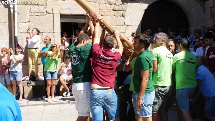 Pingada del Mayo en Vinuesa