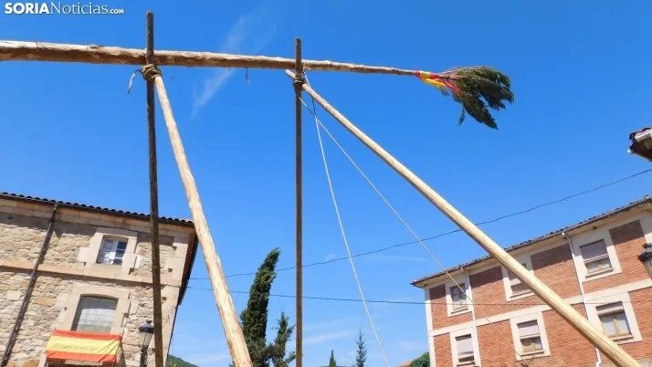 Pingada del Mayo en Vinuesa