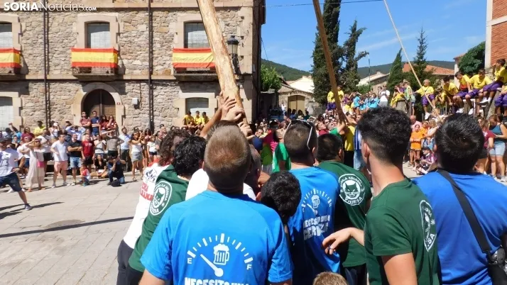 Pingada del Mayo en Vinuesa