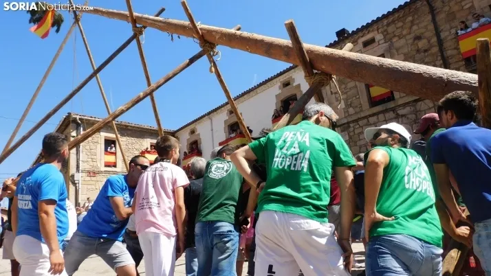 Pingada del Mayo en Vinuesa