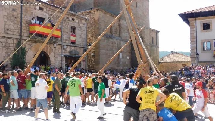 Pingada del Mayo en Vinuesa