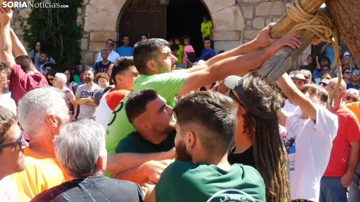 Pingada del Mayo en Vinuesa
