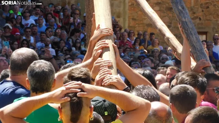 Pingada del Mayo en Vinuesa