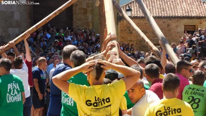 Pingada del Mayo en Vinuesa