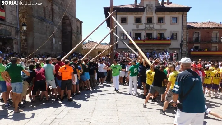 Pingada del Mayo en Vinuesa