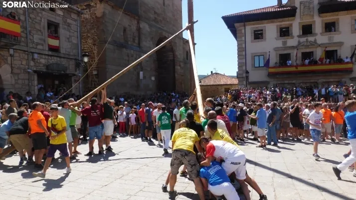Pingada del Mayo en Vinuesa