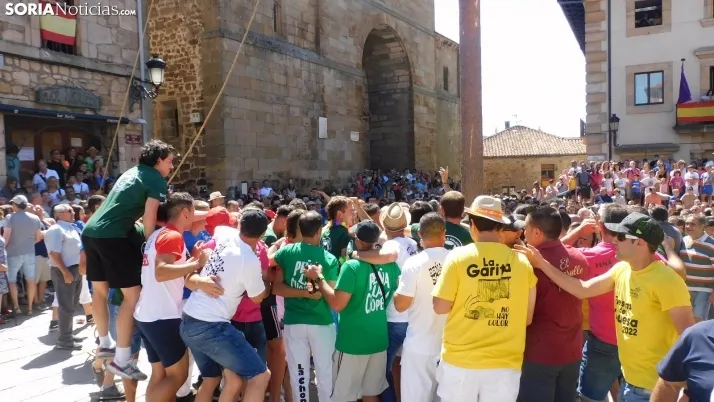 Pingada del Mayo en Vinuesa
