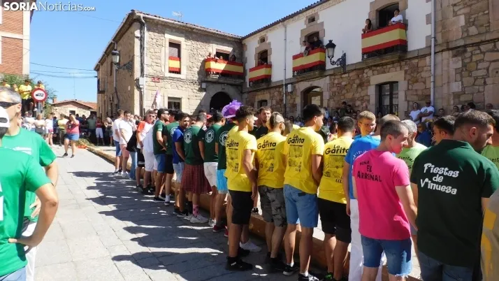 Pingada del Mayo en Vinuesa