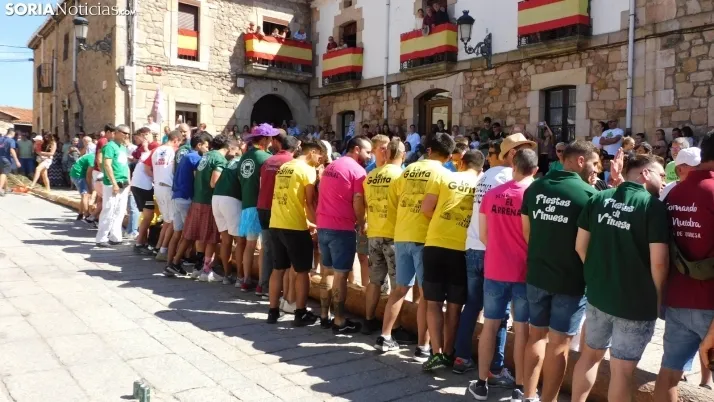 Pingada del Mayo en Vinuesa