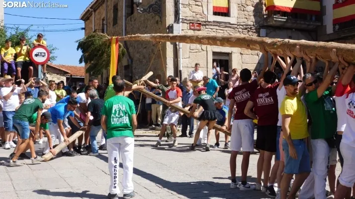 Pingada del Mayo en Vinuesa