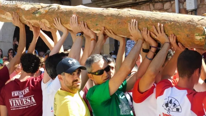 Pingada del Mayo en Vinuesa